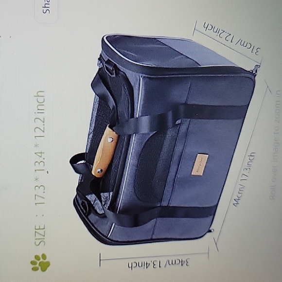 Morpilot Dog Morpilot Pet Carrier Folding Travel Airline Approved Locking Safety Zipper New